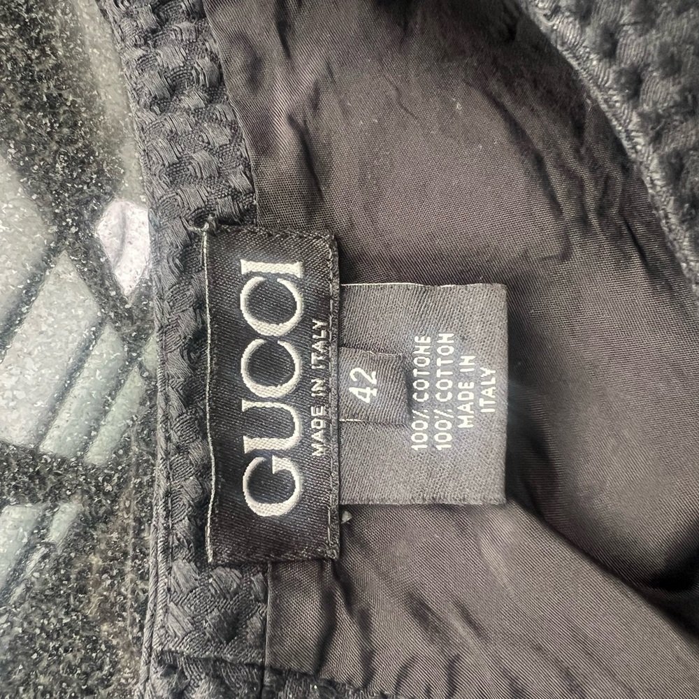 Gucci Charcoal Woven Dress